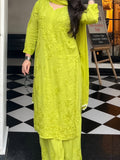Pure Modal Fern Green Kurta Set with Dupatta