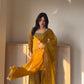 ‘Noor’ Farshi Salvar Set - Mustard