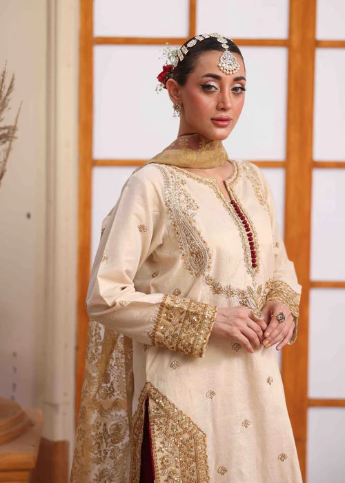 beautifully embroidered shirt adorned with intricate handwork of sequins and beads,